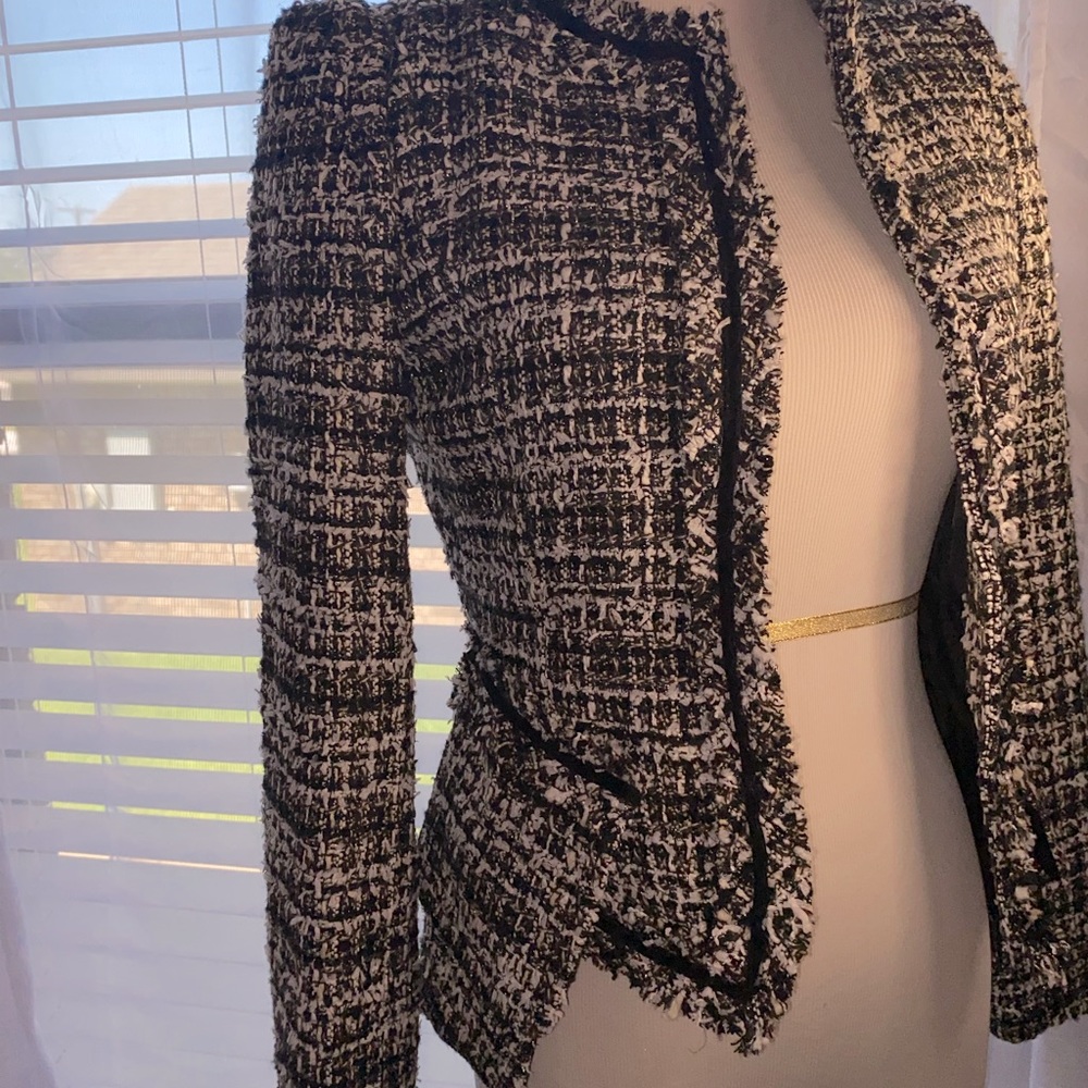 Tweed blazer multi-toned crop fit Like new